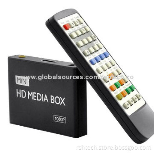 Portable Media Player Android TV Box, 1,080-pixel Output with 50 to 60Hz Frequency Range